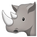 🦏 Emoji Rinoceronte en Samsung One UI 1.0.