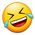 Emoji 🤣 Ridere A Crepapelle su Samsung One UI 1.0.