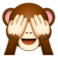 🙈 Emoji sich die Augen zuhaltendes Affengesicht Samsung One UI 1.0.
