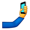 Émoji 🤳 Selfie sur Samsung One UI 1.0.