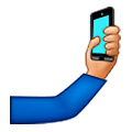 🤳🏼 Emoji Selfie: mittelhelle Hautfarbe Samsung One UI 1.0.