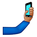 🤳🏽 Emoji Selfie: Pele Morena na Samsung One UI 1.0.