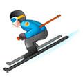 ⛷️ Emoji Skifahrer(in) Samsung One UI 1.0.