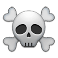 ☠️ Emoji Totenkopf mit gekreuzten Knochen Samsung One UI 1.0.