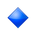 Émoji 🔹 Petit Losange Bleu sur Samsung One UI 1.0.
