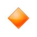 🔸 Emoji Rombo Naranja Pequeño en Samsung One UI 1.0.