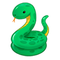 Emoji 🐍 Serpente su Samsung One UI 1.0.