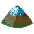 🏔️ Emoji Montaña Con Nieve en Samsung One UI 1.0.