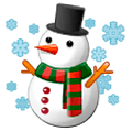 ☃️ Emoji Muñeco De Nieve Con Nieve en Samsung One UI 1.0.
