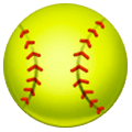 Emoji 🥎 Palla Da Softball su Samsung One UI 1.0.