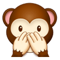 Emoji 🙊 Non Parlo su Samsung One UI 1.0.