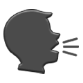 🗣️ Emoji sprechender Kopf Samsung One UI 1.0.