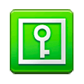 ⚿ Emoji Quadratischer Schlüssel Samsung One UI 1.0.