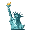 🗽 Emoji Estatua De La Libertad en Samsung One UI 1.0.