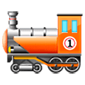 Emoji 🚂 Locomotiva su Samsung One UI 1.0.