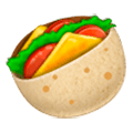 Émoji 🥙 Kebab sur Samsung One UI 1.0.