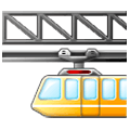 Émoji 🚟 Train Suspendu sur Samsung One UI 1.0.