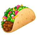 🌮 Emoji Taco en Samsung One UI 1.0.