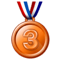 🥉 Emoji Bronzemedaille Samsung One UI 1.0.