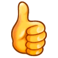 👍 Emoji Pulgar Hacia Arriba en Samsung One UI 1.0.