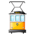 Émoji 🚊 Tramway sur Samsung One UI 1.0.