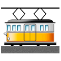 🚋 Emoji Vagón De Tranvía en Samsung One UI 1.0.