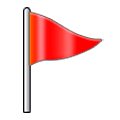 🚩 Emoji Dreiecksflagge Samsung One UI 1.0.