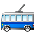 🚎 Emoji Oberleitungsbus Samsung One UI 1.0.