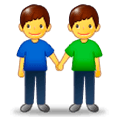 Emoji 👬 Due Uomini Che Si Tengono Per Mano su Samsung One UI 1.0.