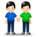 👬🏻 Emoji händchenhaltende Männer: helle Hautfarbe Samsung One UI 1.0.