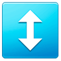 ↕️ Emoji Flecha Arriba Y Abajo en Samsung One UI 1.0.