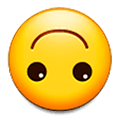 Emoji 🙃 Faccina Sottosopra su Samsung One UI 1.0.