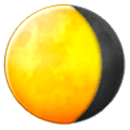 Emoji 🌖 Gibbosa Calante su Samsung One UI 1.0.