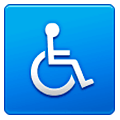 Emoji ♿ Simbolo Della Disabilità su Samsung One UI 1.0.