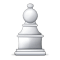 Emoji ♙ Pedone bianco scacchistico su Samsung One UI 1.0.