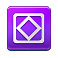 Emoji ⛋ Diamante bianco  nel quadrato su Samsung One UI 1.0.