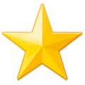 ⭐ Emoji Estrella Blanca Mediana en Samsung One UI 1.0.