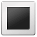 🔳 Emoji weiße quadratische Schaltfläche Samsung One UI 1.0.