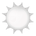 Émoji 🌣 Soleil blanc sur Samsung One UI 1.0.