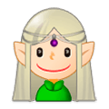 🧝🏻‍♀️ Emoji Elfa: Tono De Piel Claro en Samsung One UI 1.0.