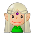 🧝🏼‍♀️ Emoji Elfe: mittelhelle Hautfarbe Samsung One UI 1.0.
