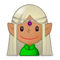 🧝🏽‍♀️ Emoji Elfa: Pele Morena na Samsung One UI 1.0.
