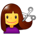 💇‍♀️ Emoji Mulher Cortando O Cabelo na Samsung One UI 1.0.