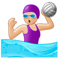 🤽🏼‍♀️ Emoji Mujer Jugando Al Waterpolo: Tono De Piel Claro Medio en Samsung One UI 1.0.