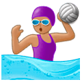 🤽🏽‍♀️ Emoji Mulher Jogando Polo Aquático: Pele Morena na Samsung One UI 1.0.