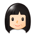 👩🏻 Emoji Frau: helle Hautfarbe Samsung One UI 1.0.