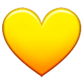Emoji 💛 Cuore Giallo su Samsung One UI 1.0.