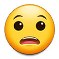 😧 Emoji qualvolles Gesicht Samsung One UI 1.5.