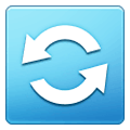 🔄 Emoji kreisförmige Pfeile gegen den Uhrzeigersinn Samsung One UI 1.5.