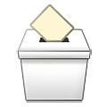 ☐ Emoji Urna eleitoral na Samsung One UI 1.5.